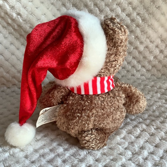 SEARS Vintage 2000 Plush Kringle Christmas Bear Red Hat Scarf Stuffed Animal Toy - Picture 11 of 16